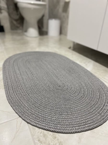 Halımax Milda Jüt Tekli Banyo Paspası Çift Taraflı Kaymaz Yıkanabilir Banyo Paspas Takımı