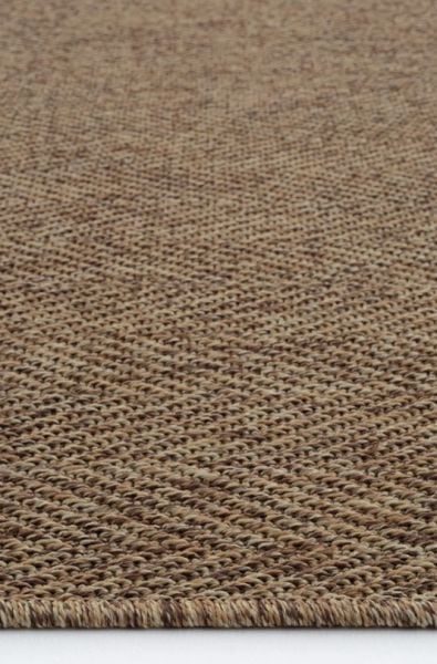 Seyran Halı Bombay 665 Kahve Hasır Dokulu Modern Dokuma Taban Hav Toz Vermez Halı