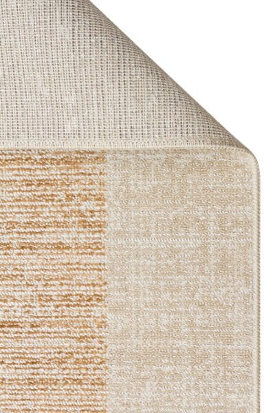 Sahara SHA 01 Beige Gold Naturel ve Yumuşak Tuşeli Modern ve Şık Desenlere Sahip Hav Vermeyen Makine Halısı Soft Salon Oturma Odası Halısı Eko Halı
