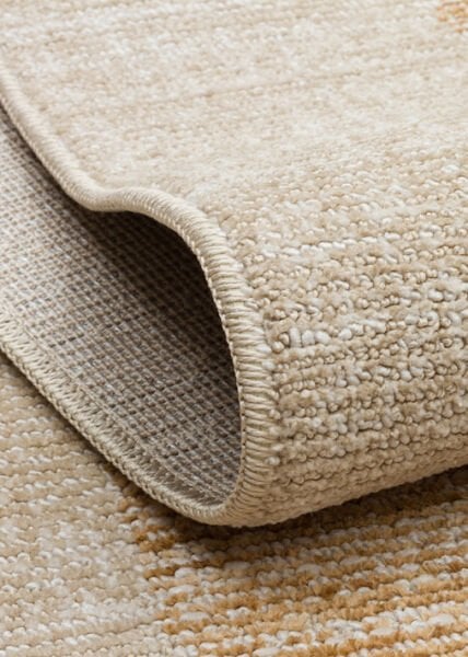 Sahara SHA 01 Beige Gold Naturel ve Yumuşak Tuşeli Modern ve Şık Desenlere Sahip Hav Vermeyen Makine Halısı Soft Salon Oturma Odası Halısı Eko Halı