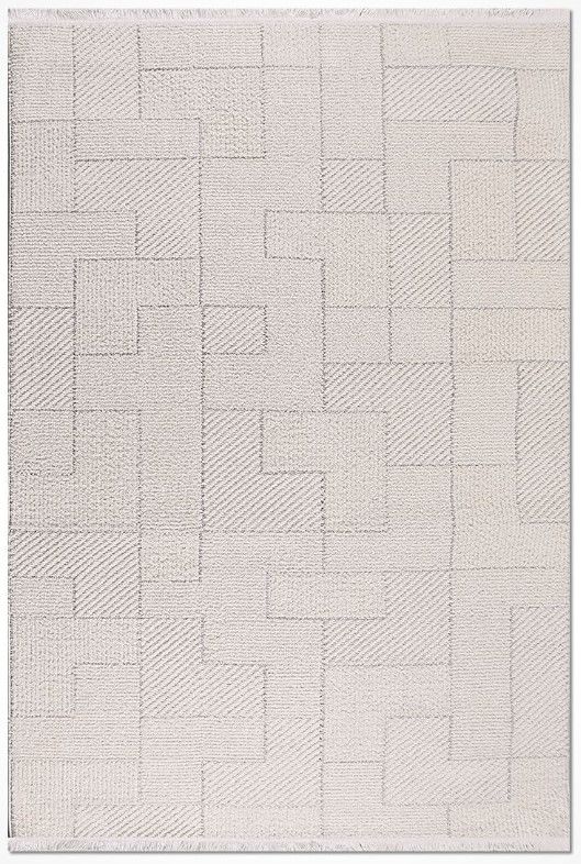 Crea Halı Chester CD02K Krem Ekstra Yumuşak Tuşeli Hav Toz Vermez Salon Halısı My Crea Home