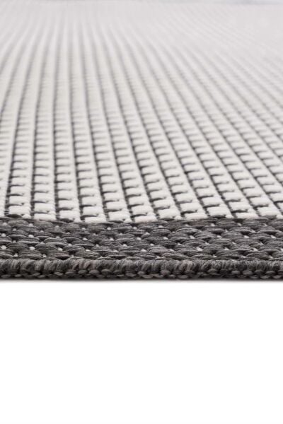 Sisaluxe Hav Toz Vermez Kolay Temizlenen Antrasit Hasır Dokulu Sisal Halı