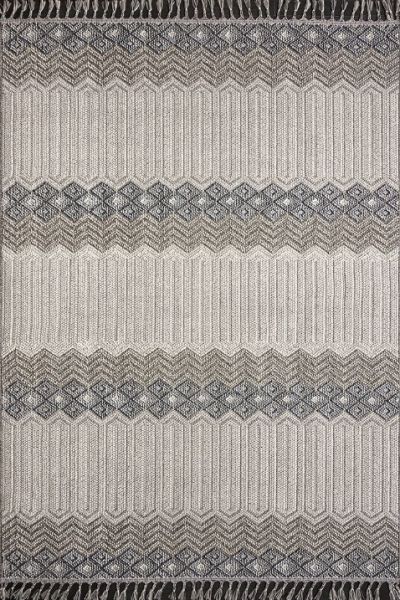 Crea Halı NEPAL - 9965N Bukle Dokuma Örgü Saçaklı Modern Salon Halısı My Crea Home