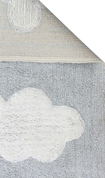 Eko Halı Cotton Bonn Multy XXW Q 14 Kaymaz Taban Yıkanabilir Natural Pamuk Bebek Çocuk Odası Halısı