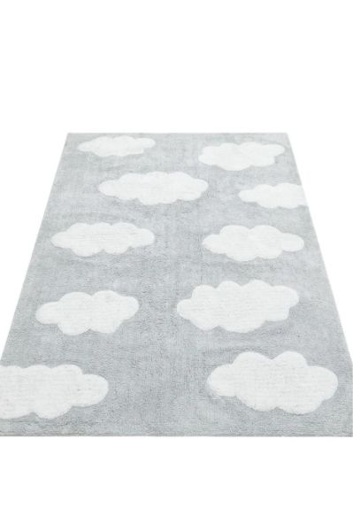 Eko Halı Cotton Bonn Multy XXW Q 14 Kaymaz Taban Yıkanabilir Natural Pamuk Bebek Çocuk Odası Halısı