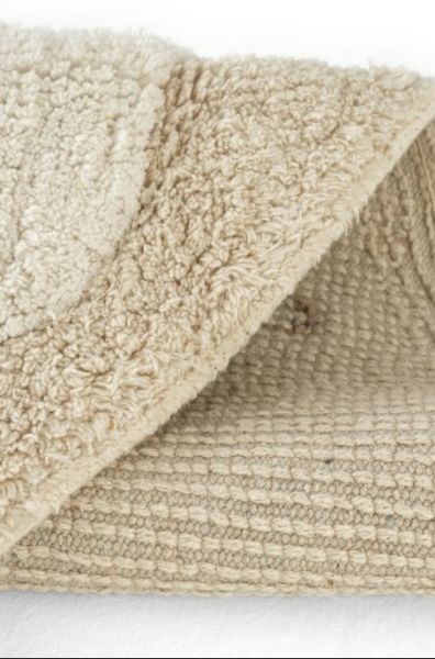 Eko Halı Cotton Bonn Multy XXW Q 11 Kaymaz Taban Yıkanabilir Natural Pamuk Yuvarlak Bebek Çocuk Odası Halısı