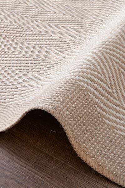 Norway Bej Krem Sisal Halı NR1 Dokuma Hav Toz Vermez Yıkanabilir Mutfak Balkon Koridor Halısı Kilim