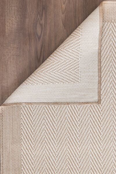 Norway Bej Krem Sisal Halı NR1 Dokuma Hav Toz Vermez Yıkanabilir Mutfak Balkon Koridor Halısı Kilim