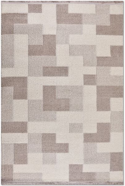 Crea Halı Chester CD03K Krem Bej Ekstra Yumuşak Tuşeli Hav Toz Vermez Salon Halısı My Crea Home