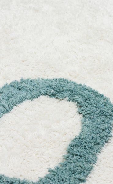 Eko Halı Cotton Bonn Multy XW CBN 02 Kaymaz Taban Yıkanabilir Natural Pamuk Bebek Çocuk Odası Halısı