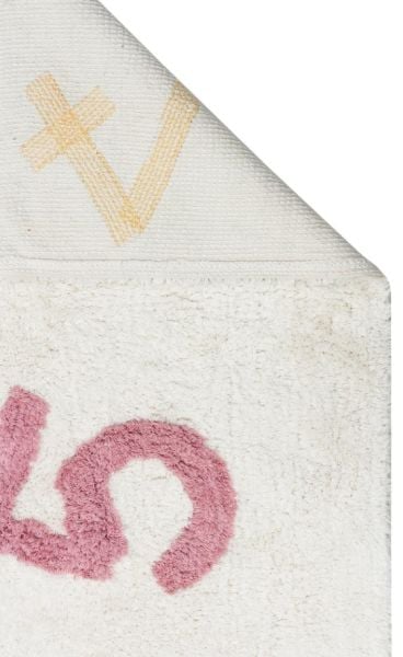 Eko Halı Cotton Bonn Multy XW CBN 02 Kaymaz Taban Yıkanabilir Natural Pamuk Bebek Çocuk Odası Halısı
