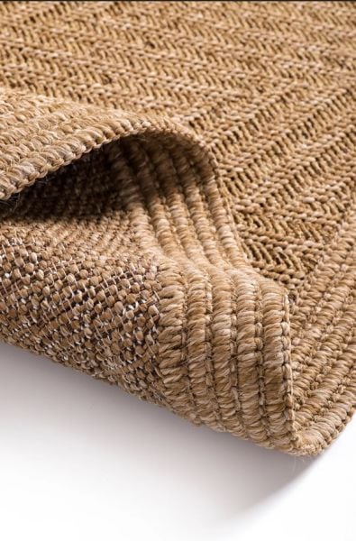 Boho 02 Naturel Yuvarlak Jüt Halı Yolluk Jüt Taban Jüt Kilim Hasır Halı Otantik Bohem Halı