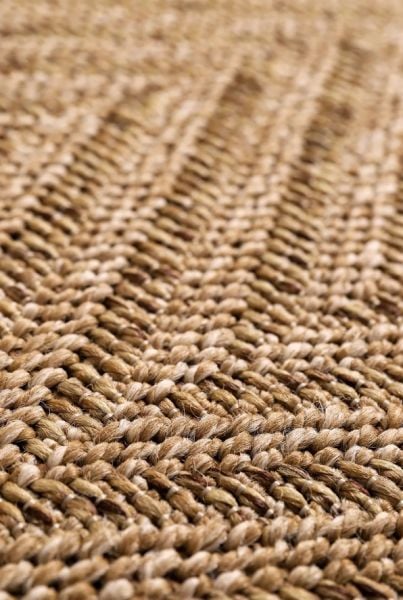 Boho 02 Naturel Yuvarlak Jüt Halı Yolluk Jüt Taban Jüt Kilim Hasır Halı Otantik Bohem Halı