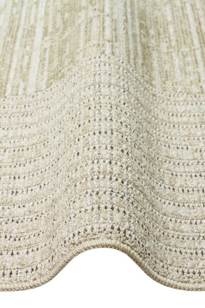 Sahara SHA 02 Cream Green Naturel ve Yumuşak Tuşeli Modern ve Şık Desenlere Sahip Hav Vermeyen Makine Halısı Soft Salon Oturma Odası Halısı Eko Halı