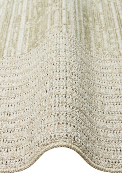 Sahara SHA 02 Cream Green Naturel ve Yumuşak Tuşeli Modern ve Şık Desenlere Sahip Hav Vermeyen Makine Halısı Soft Salon Oturma Odası Halısı Eko Halı