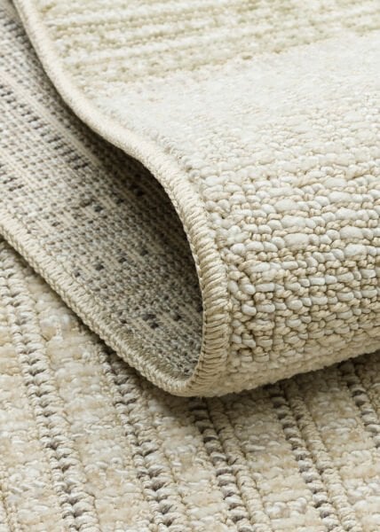 Sahara SHA 02 Cream Green Naturel ve Yumuşak Tuşeli Modern ve Şık Desenlere Sahip Hav Vermeyen Makine Halısı Soft Salon Oturma Odası Halısı Eko Halı