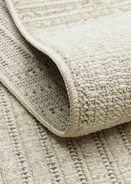 Sahara SHA 02 Cream Green Naturel ve Yumuşak Tuşeli Modern ve Şık Desenlere Sahip Hav Vermeyen Makine Halısı Soft Salon Oturma Odası Halısı Eko Halı