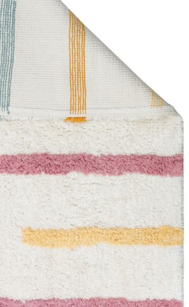 Eko Halı Cotton Bonn Multy XW CBN 03 Kaymaz Taban Yıkanabilir Natural Pamuk Bebek Çocuk Odası Halısı