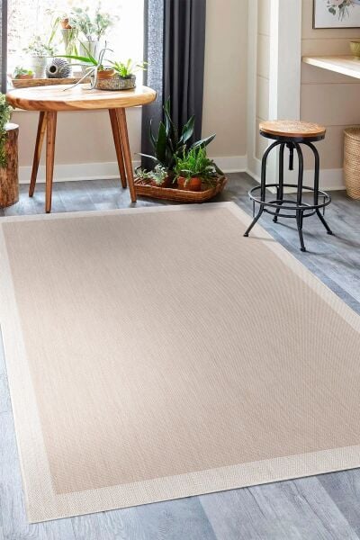 Norway Krem Bej Sisal Halı NR2 Dokuma Hav Toz Vermez Yıkanabilir Mutfak Balkon Koridor Halısı Kilim