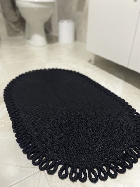 Halımax Milda Jüt Tekli Banyo Paspası Çift Taraflı Kaymaz Yıkanabilir Banyo Paspas Takımı