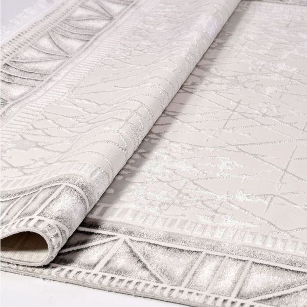 Crea Halı SAFİR - 17357 Modern Dokuma Klasik Desenli Salon Halısı My Crea Home