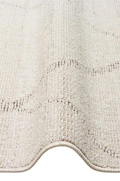 Sahara SHA 03 Cream Grey Naturel ve Yumuşak Tuşeli Modern ve Şık Desenlere Sahip Hav Vermeyen Makine Halısı Soft Salon Oturma Odası Halısı Eko Halı