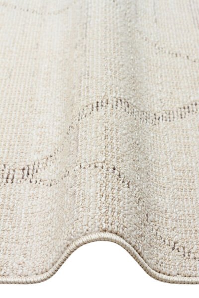 Sahara SHA 03 Cream Grey Naturel ve Yumuşak Tuşeli Modern ve Şık Desenlere Sahip Hav Vermeyen Makine Halısı Soft Salon Oturma Odası Halısı Eko Halı