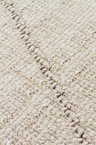 Sahara SHA 03 Cream Grey Naturel ve Yumuşak Tuşeli Modern ve Şık Desenlere Sahip Hav Vermeyen Makine Halısı Soft Salon Oturma Odası Halısı Eko Halı