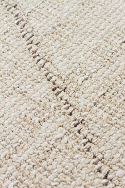 Sahara SHA 03 Cream Grey Naturel ve Yumuşak Tuşeli Modern ve Şık Desenlere Sahip Hav Vermeyen Makine Halısı Soft Salon Oturma Odası Halısı Eko Halı