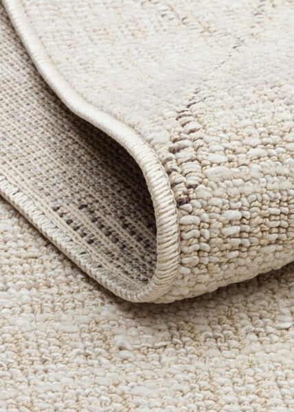 Sahara SHA 03 Cream Grey Naturel ve Yumuşak Tuşeli Modern ve Şık Desenlere Sahip Hav Vermeyen Makine Halısı Soft Salon Oturma Odası Halısı Eko Halı