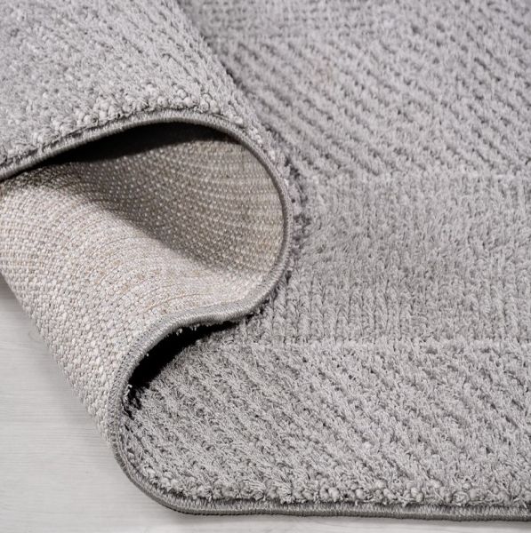 Crea Halı Chester CD05K Gri Ekstra Yumuşak Tuşeli Hav Toz Vermez Salon Halısı My Crea Home