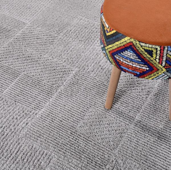 Crea Halı Chester CD05K Gri Ekstra Yumuşak Tuşeli Hav Toz Vermez Salon Halısı My Crea Home