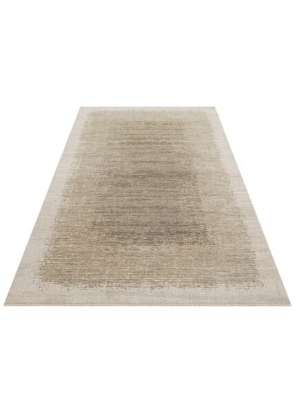 Sahara SHA 04 Cream Green Naturel ve Yumuşak Tuşeli Modern ve Şık Desenlere Sahip Hav Vermeyen Makine Halısı Soft Salon Oturma Odası Halısı Eko Halı