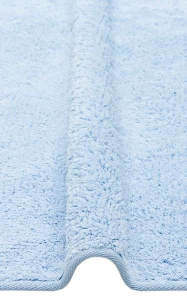 Eko Halı Cotton Bonn Mavi Kaymaz Taban Yıkanabilir Natural Pamuk Yuvarlak Bebek Çocuk Odası Halısı