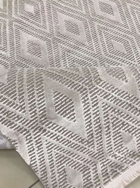 Padişah Lara Koleksiyonu 68926 070 Bej Dokuma Modern Salon Mutfak Halısı Yolluk