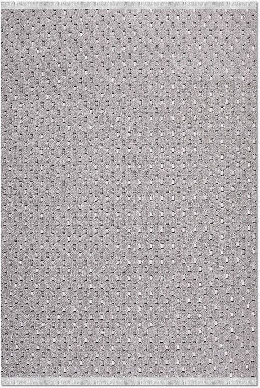Crea Halı Rey 1860AK Gri Yumuşak Dokulu Modern Halı My Crea Home