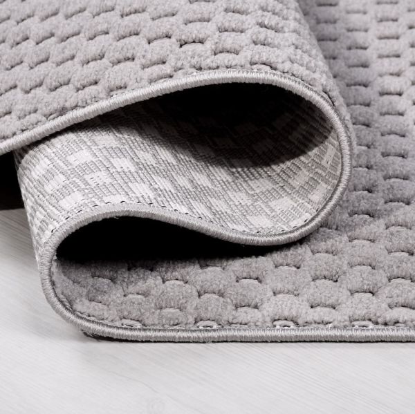 Crea Halı Rey 1860AK Gri Yumuşak Dokulu Modern Halı My Crea Home