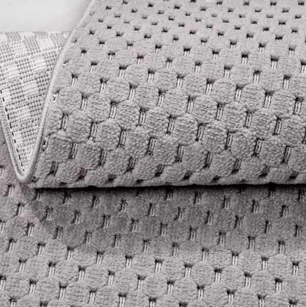 Crea Halı Rey 1860AK Gri Yumuşak Dokulu Modern Halı My Crea Home