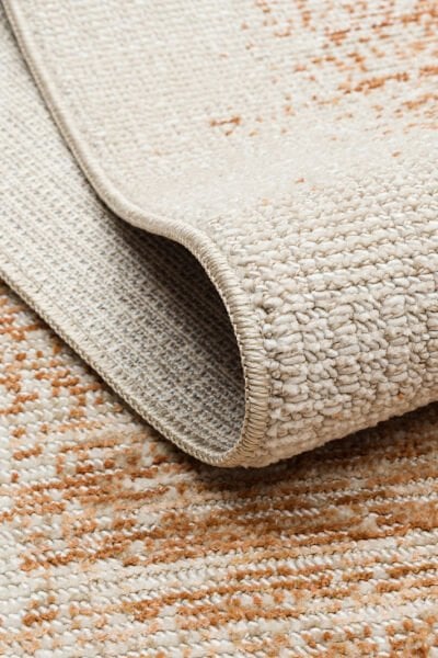 Sahara SHA 04 Cream Terra Naturel ve Yumuşak Tuşeli Modern ve Şık Desenlere Sahip Hav Vermeyen Makine Halısı Soft Salon Oturma Odası Halısı Eko Halı