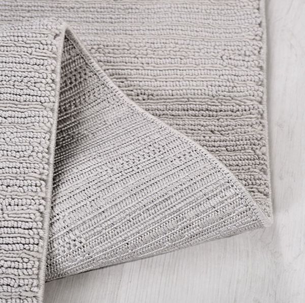 Crea Halı Rozalin RP02K Gri Bukle Dokuma Yumuşak Tuşeli Hav Toz Vermez Salon Halısı My Crea Home