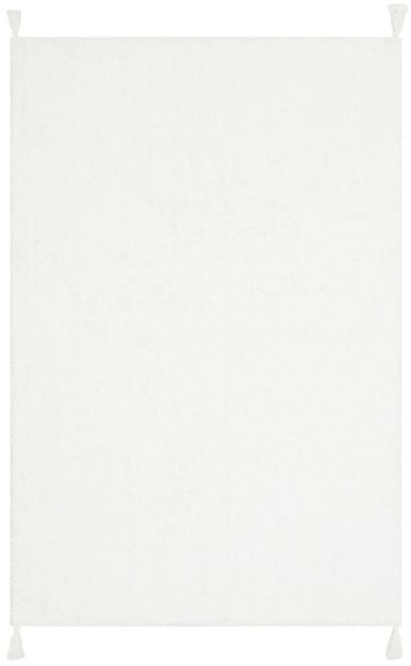 Eko Halı Cotton Bonn Beyaz Kaymaz Taban Yıkanabilir Natural Pamuk Bebek Çocuk Odası Halısı