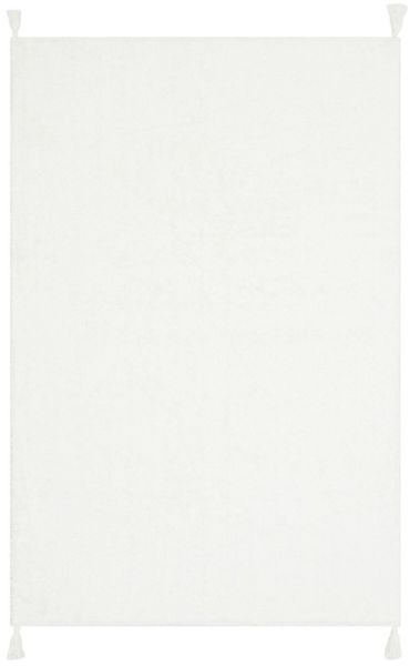 Eko Halı Cotton Bonn Beyaz Kaymaz Taban Yıkanabilir Natural Pamuk Bebek Çocuk Odası Halısı