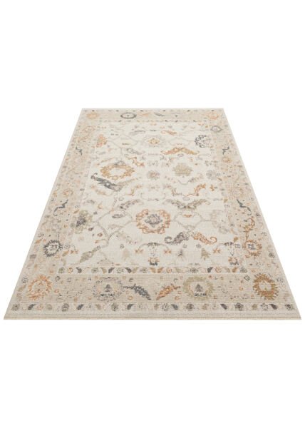 Sahara SHA 05 Cream Beige Naturel ve Yumuşak Tuşeli Modern ve Şık Desenlere Sahip Hav Vermeyen Makine Halısı Soft Salon Oturma Odası Halısı Eko Halı