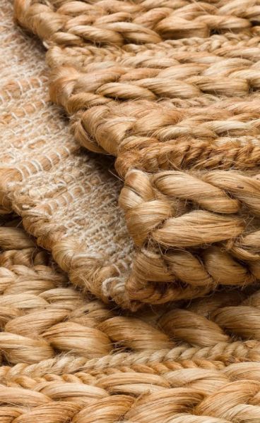 Eko Halı Choti Jüt Natural Jüt El Dokuma Sisal Kilim Hasır Dokulu Halı