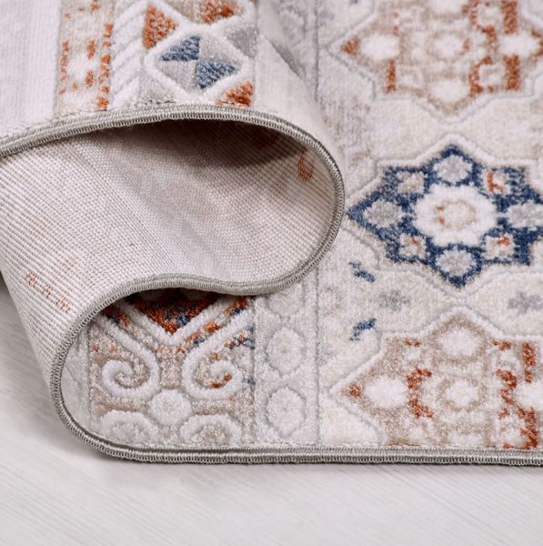 Crea Halı Victoria 1903AK Otantik Desenli Modern Yumuşak Dokulu Halı My Crea Home