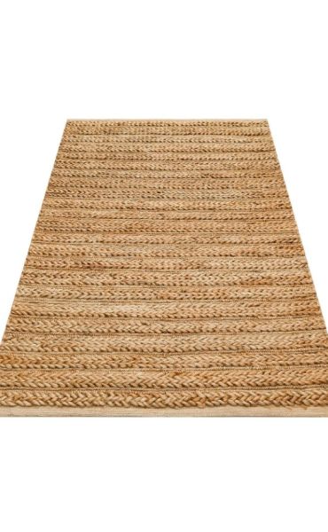 Eko Halı Choti Jüt Natural Jüt El Dokuma Sisal Kilim Hasır Dokulu Halı
