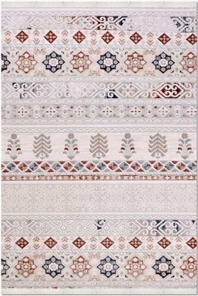 Crea Halı Victoria 1903AK Otantik Desenli Modern Yumuşak Dokulu Halı My Crea Home