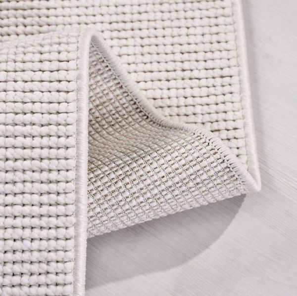 Crea Halı Ecole EC001 Krem Bukle Dokuma Yumuşak Tuşeli Hav Toz Vermez Salon Halısı My Crea Home