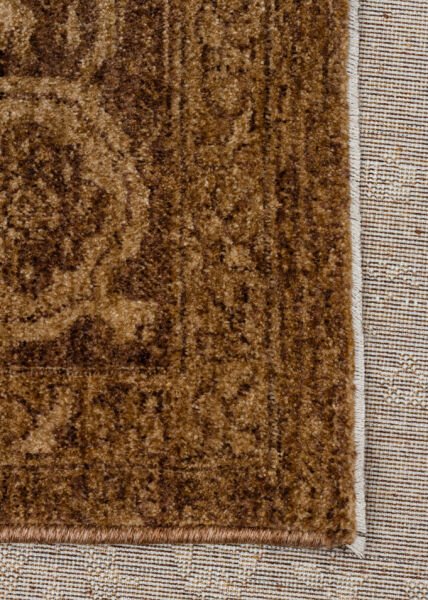 Eko Halı Shiraz SHR 03 Beige Vintage Eskitme Klasik Desenli Yumuşak Dokuma Salon Oturma Odası Halısı