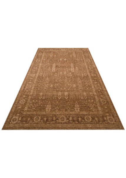 Eko Halı Shiraz SHR 03 Beige Vintage Eskitme Klasik Desenli Yumuşak Dokuma Salon Oturma Odası Halısı